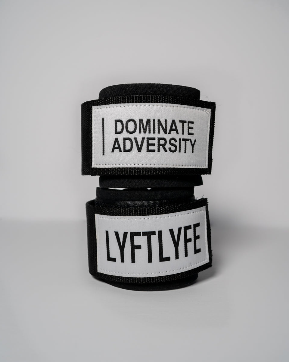 LYFT Wrist Wraps - Black&White - LYFTLYFE APPAREL