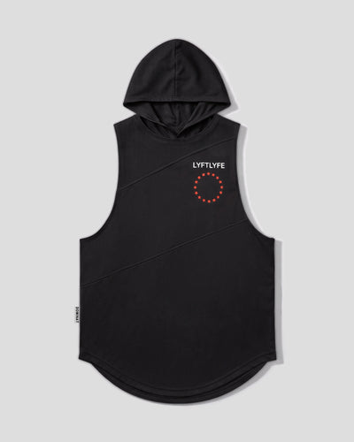 3 Panel Men's Sleeveless Hoodie