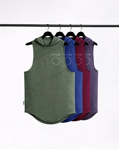 Multipack: Dominance Men's Sleeveless Hoodie 4-Pack