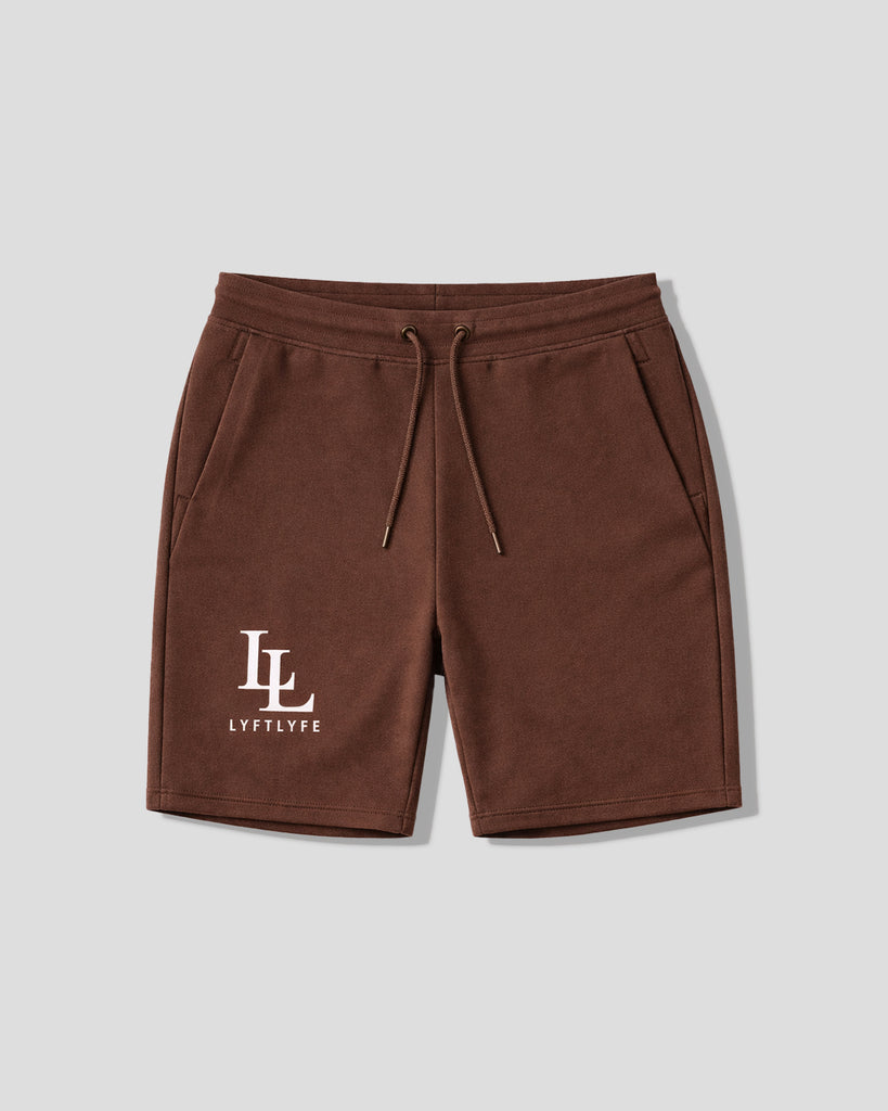 LYFT Men's Shorts - Chocolate - LYFTLYFE APPAREL