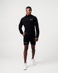 Men’s Breathe Shorts in black, designed for comfort and performance with a sleek fit and breathable fabric.