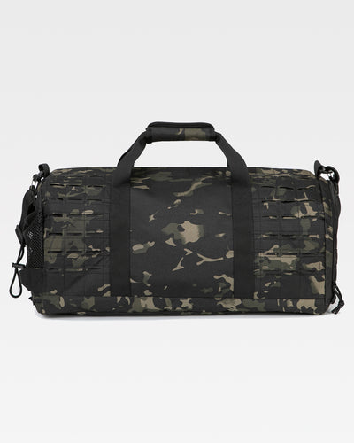 40L duffle bag in black camo