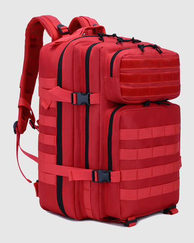 45L Tactical Backpack in red