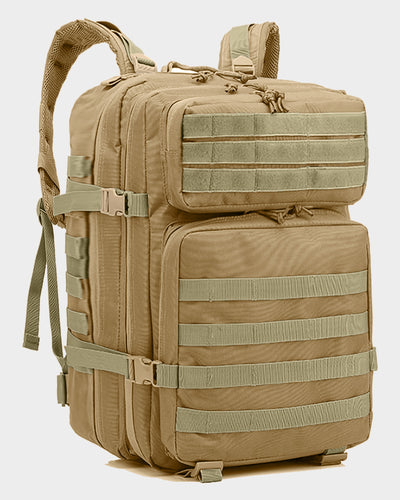 45L Tactical Backpack in khaki