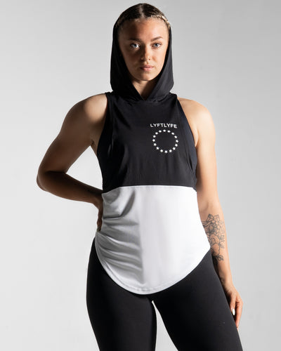 2 Panel Women's Sleeveless Hoodie